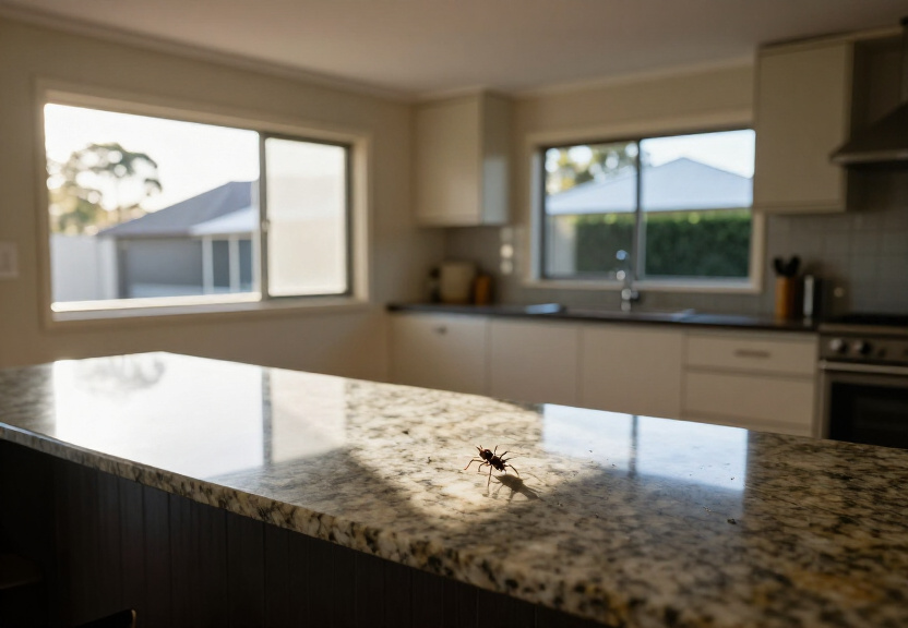 Spider-free storage room in Bass Hill after treatment